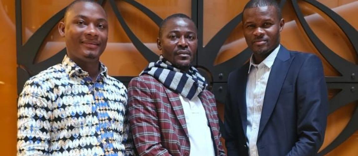 Hon. Zunu K. Duyann, Assistant Minister for Land Transport and Team