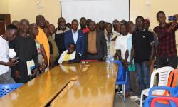 Ministers Of Land & Rail Transport In An Emergency Meeting With Commercial Drivers To Resolve Their Go-Slow Action