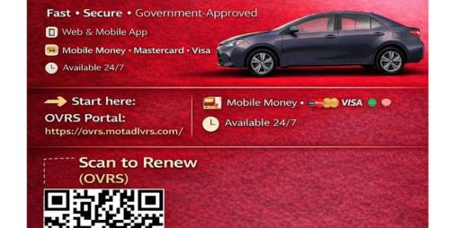 Vehicle and Driver License Registration Online