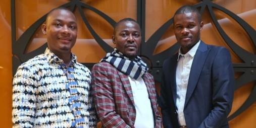 Hon. Zunu K. Duyann, Assistant Minister for Land Transport and Team